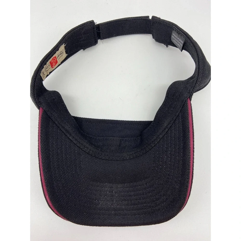Chick Fil A Visor Hat Strap Back Adjustable‎ Black Work Team Crew Employee